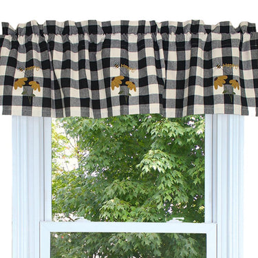 Bee Happy Buffalo Check Valance Valance VL700000 - The Fox Decor